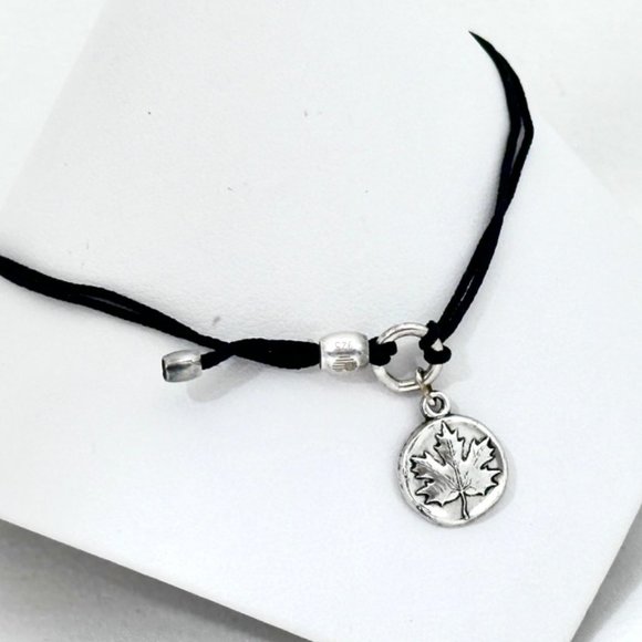 Alex & Ani Maple Leaf Pull Cord Bracelet - Picture 4 of 6
